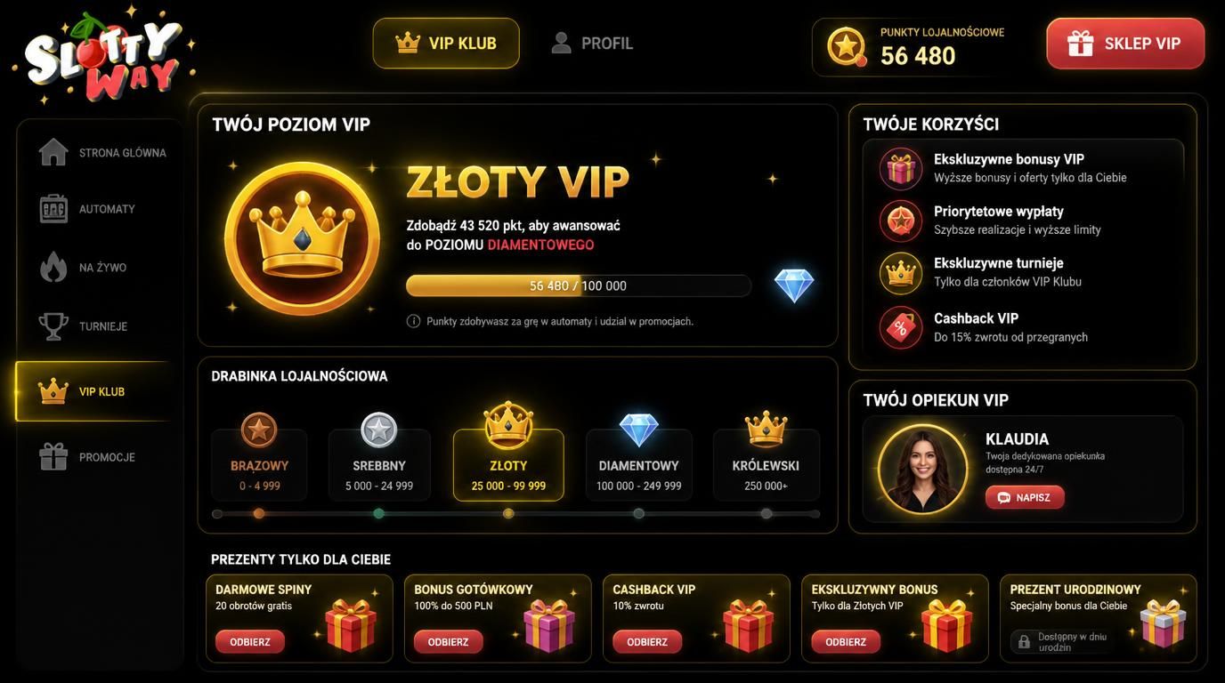 program VIP i nagrody dla lojalnych graczy